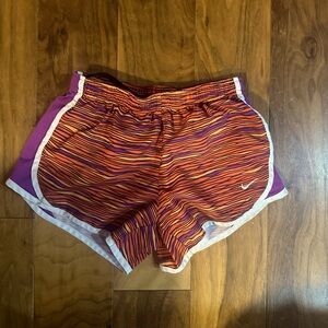 Nike Girl’s Dri fit shorts with liner inside. Size medium. Has drawstring waist